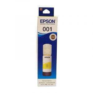 หมึกเครื่องพิมพ์ Epson 001 สีเหลือง