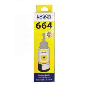 หมึกเครื่องพิมพ์ Epson T664400 สีเหลือง