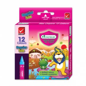 สีเทียนมาสเตอร์อาร์ต 12 สี ขนาดกลาง