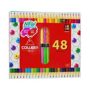สีไม้คลอลีน 24 แท่ง/48 สี คลอลีน