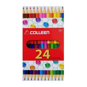 สีไม้คลอลีน 12 แท่ง/24 สี