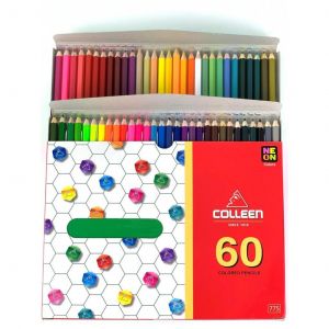 สีไม้คลอลีน 60 แท่ง 60 สี
