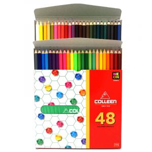 Colleen ดินสอสีไม้ คลอรีน 1 หัว 48 สี