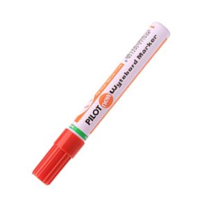 ปากกาไวท์บอร์ด ไพล็อต WBMK-M หัวกลม สีแดง