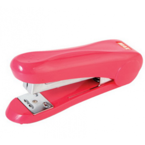 เครื่องเย็บกระดาษ MAX รุ่นใหม่ HD-50 สีชมพู