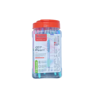 ปากกา​ QuanTum​ 007 Pearl 0.7​ มม. หมึก​สีน้ำเงิน ( 1x50 ด้าม )