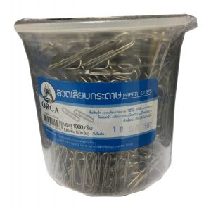 ลวดเสียบกระดาษ ORCA บรรจุ 1000 กรัม (ประมาณ 1600 ชิัน)