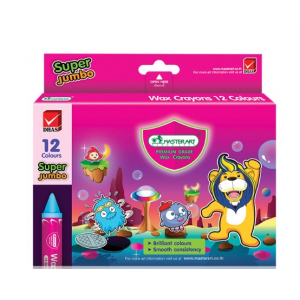 สีเทียนมาสเตอร์อาร์ต รุ่น SuperJumbo 12 สี
