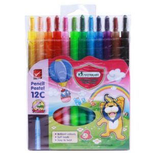 สีเทียน Pastel 12 สี Masterart